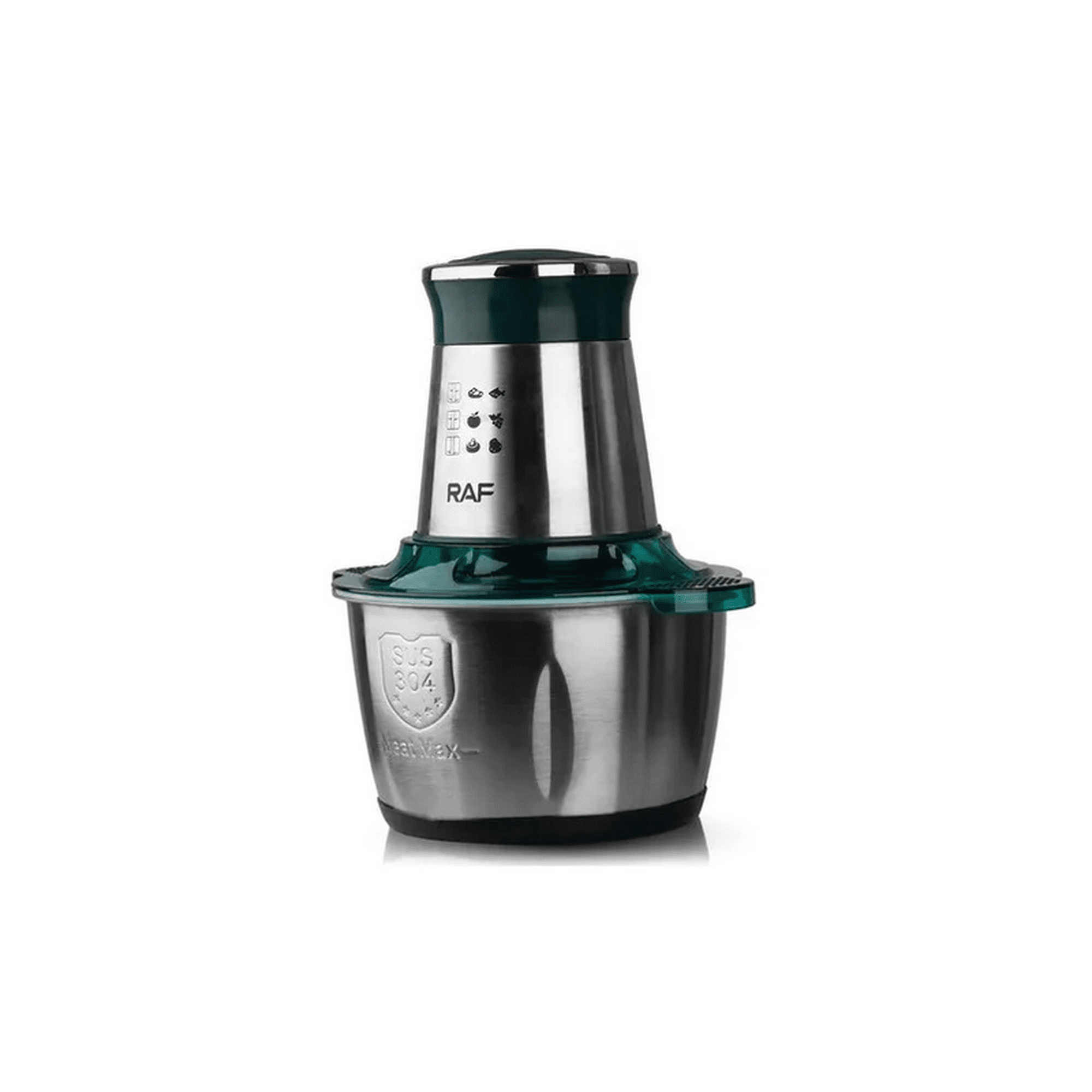 Genérico - Procesador Picadora De Alimentos 1000w, Color Plateado