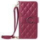 thumbnail image 2 of Funda tipo billetera FOXDOCK para Xiaomi Redmi 9 – Tapa abatible con correa para mujer, 2 of 5