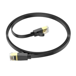 Eon - Cable De Red Ethernet Cat 6 Plano Conector Cristal 1 Mt