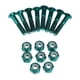 thumbnail image 1 of 8 piezas de repuesto para hardware de camión de skateboard tornillos de longboard tornillos verdes, 1 of 3
