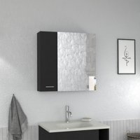 Tuhome - Botiquin 2 Puertas Barcelona 60X60X14,9 Cm Wengue
