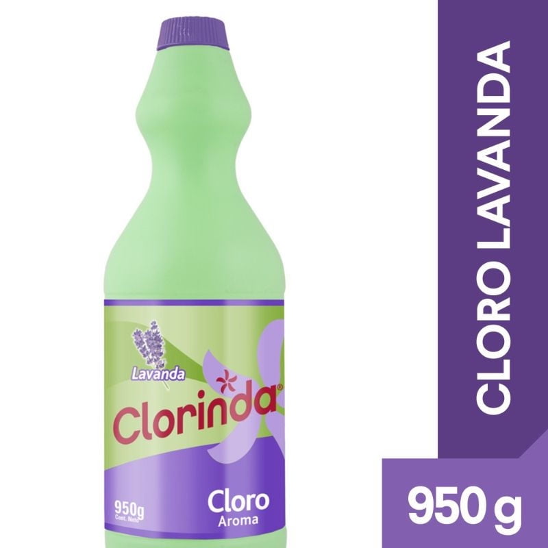 Cloro Líquido Lavanda Botella 950 ml Clorinda