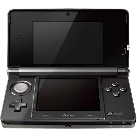 Nintendo 3Ds Cosmo Black + Tarjeta Sd Y Cargador