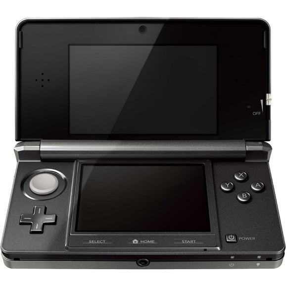 Nintendo 3DS Cosmo Black + Tarjeta SD y Cargador (Reacondicionada)