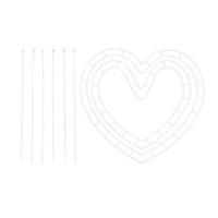 Bothyi - Marco De Corona De Fácil Montaje En Forma De Corazón Para Suministros De Boda De Año Nuevo Jardín