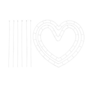 Bothyi - Marco De Corona De Fácil Montaje En Forma De Corazón Para Suministros De Boda De Año Nuevo Jardín