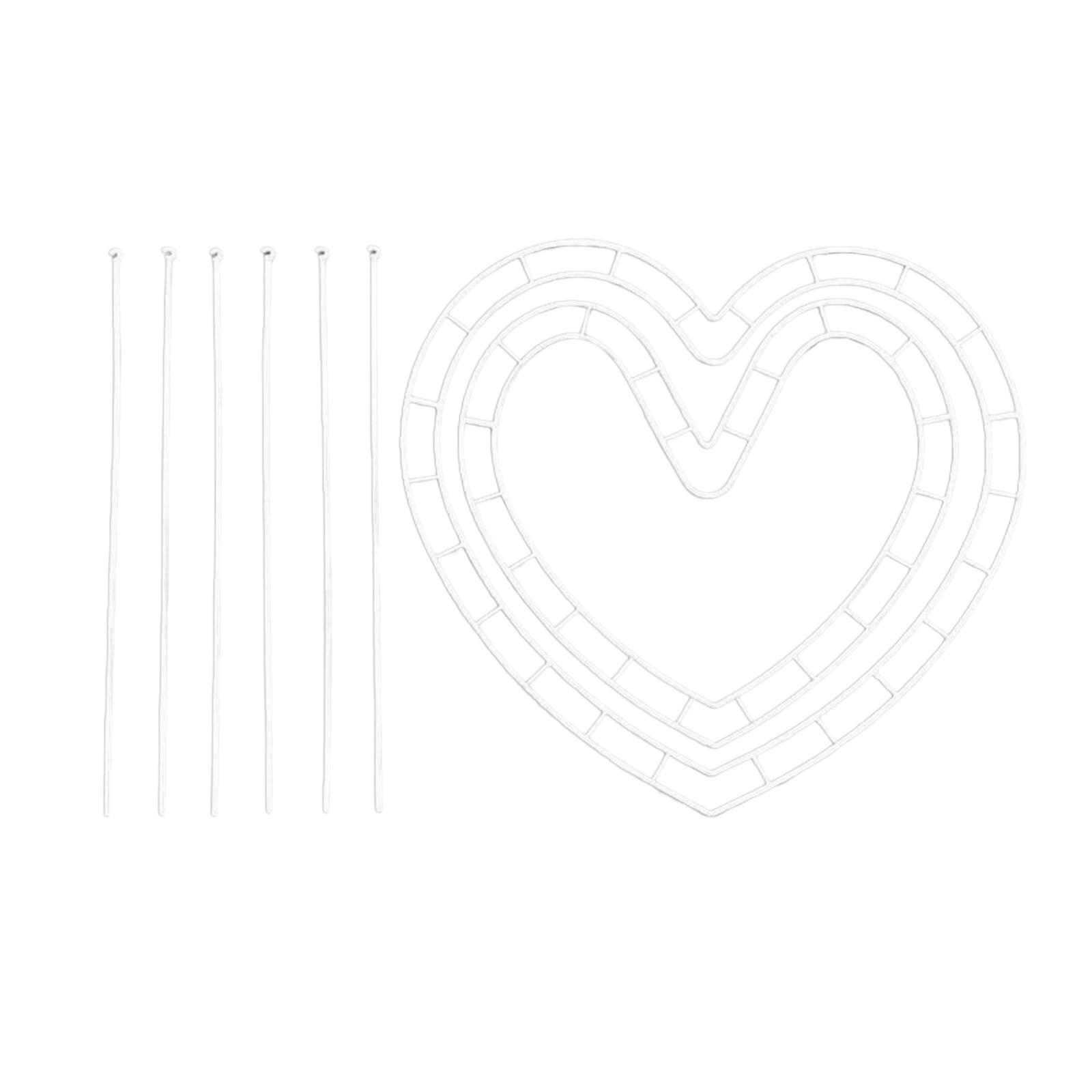 Bothyi - Marco De Corona De Fácil Montaje En Forma De Corazón Para Suministros De Boda De Año Nuevo Jardín