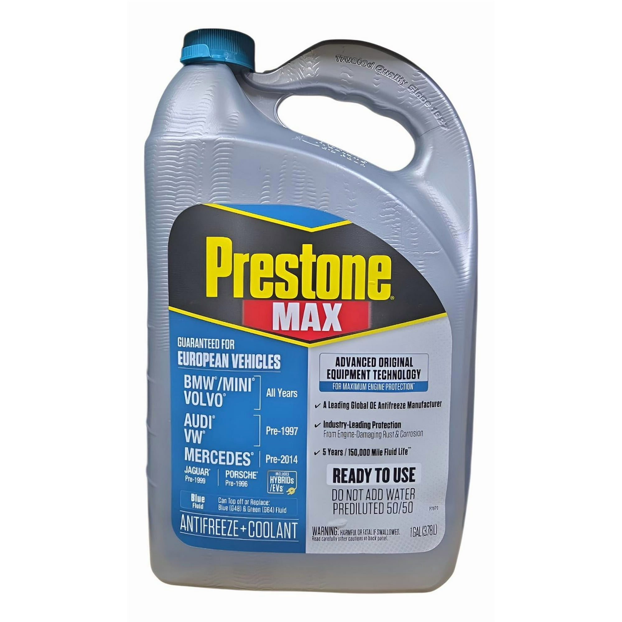 Refrigerante Y Anticongelante Prestone 50/50 Turquesa 3.8l