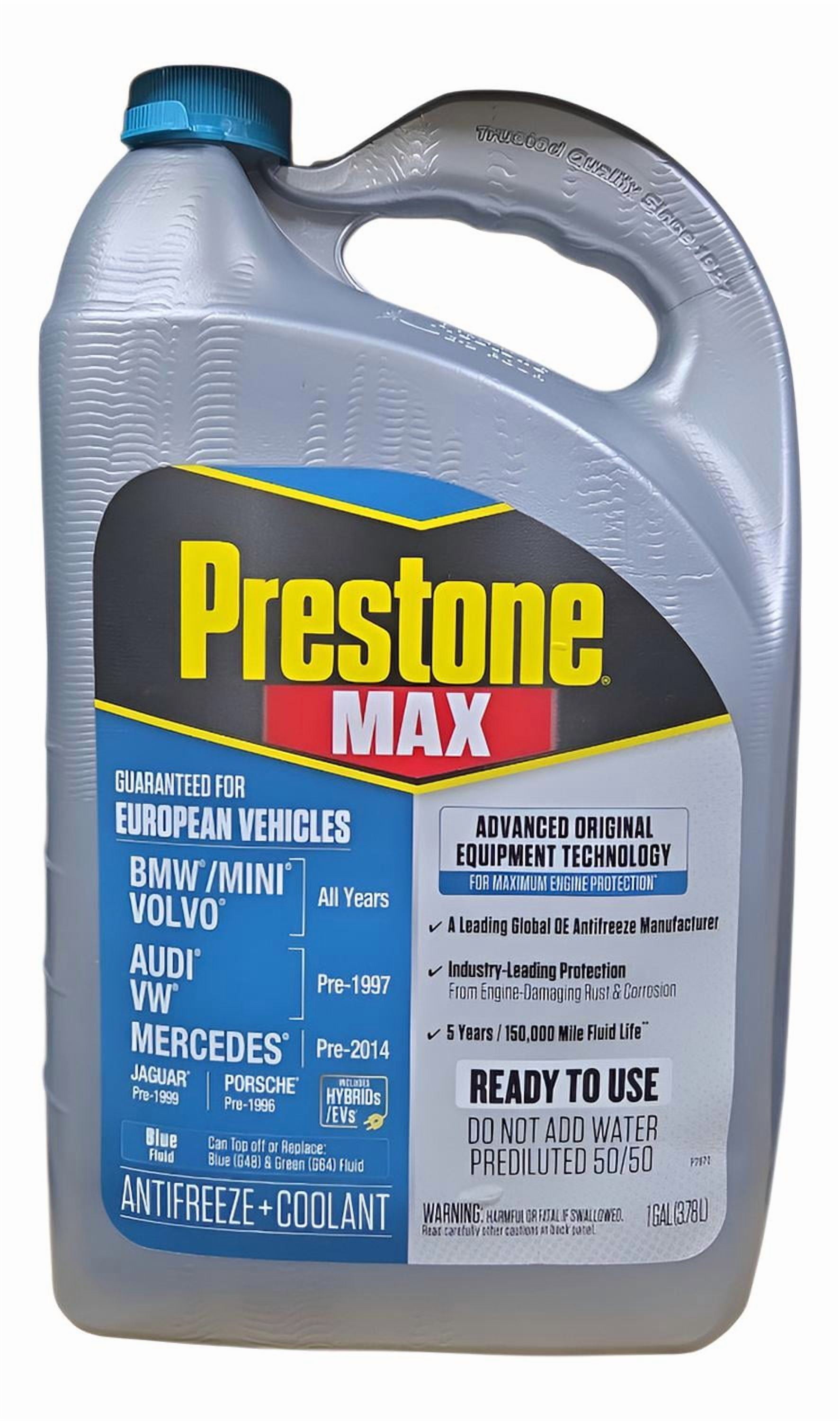 Refrigerante Y Anticongelante Prestone 50/50 Turquesa 3.8L