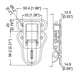 thumbnail image 2 of Cierre Metalico Penn Elcom L0564N, 2 of 2