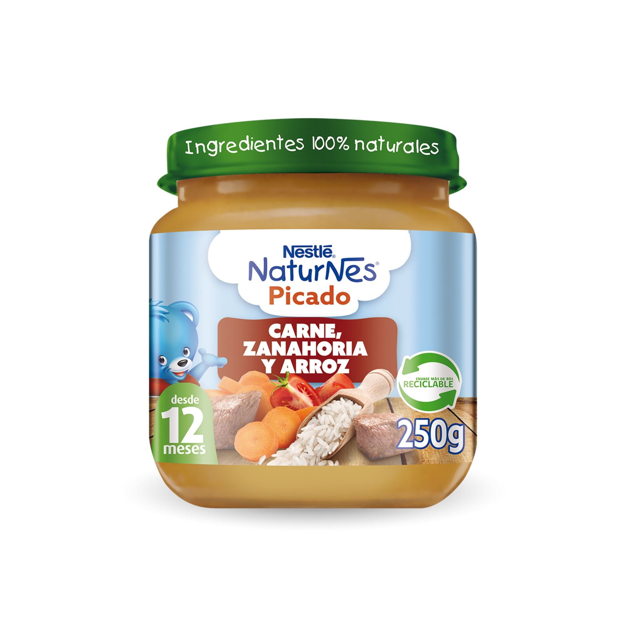 Picado Carne Zanahoria Arroz, 250 g