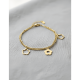 thumbnail image 2 of Brazalete | tobillera de acero inoxidable - flor, 2 of 3