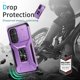 thumbnail image 4 of Funda Armada para Samsung Galaxy A54 5G con Tapa Deslizante y Soporte Magnético Giratorio Morado, 4 of 5