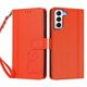 thumbnail image 3 of Funda Cartera Trébol para Samsung Galaxy S21 Plus con Ranuras Tarjetas y Carga Inalámbrica Naranja, 3 of 6