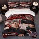 thumbnail image 1 of 3pcs Love And Deespace Character Poster Themed Bedding Set Soft Duvet Cover And Two Pillowcases, 1 of 5