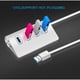 thumbnail image 3 of Concentrador metálico de 4 puertos USB 2.0 para PC, adaptador multiconector, extensión (PLATA), 3 of 6