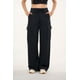 thumbnail image 3 of Pantalon Franela Cargo Wide Leg Negro Vw4726 Mujer, 3 of 3