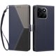 thumbnail image 3 of Cartera Plegable para Honor 200 Smart, PU Tricolor con Ranuras, Azul Oscuro, 3 of 6