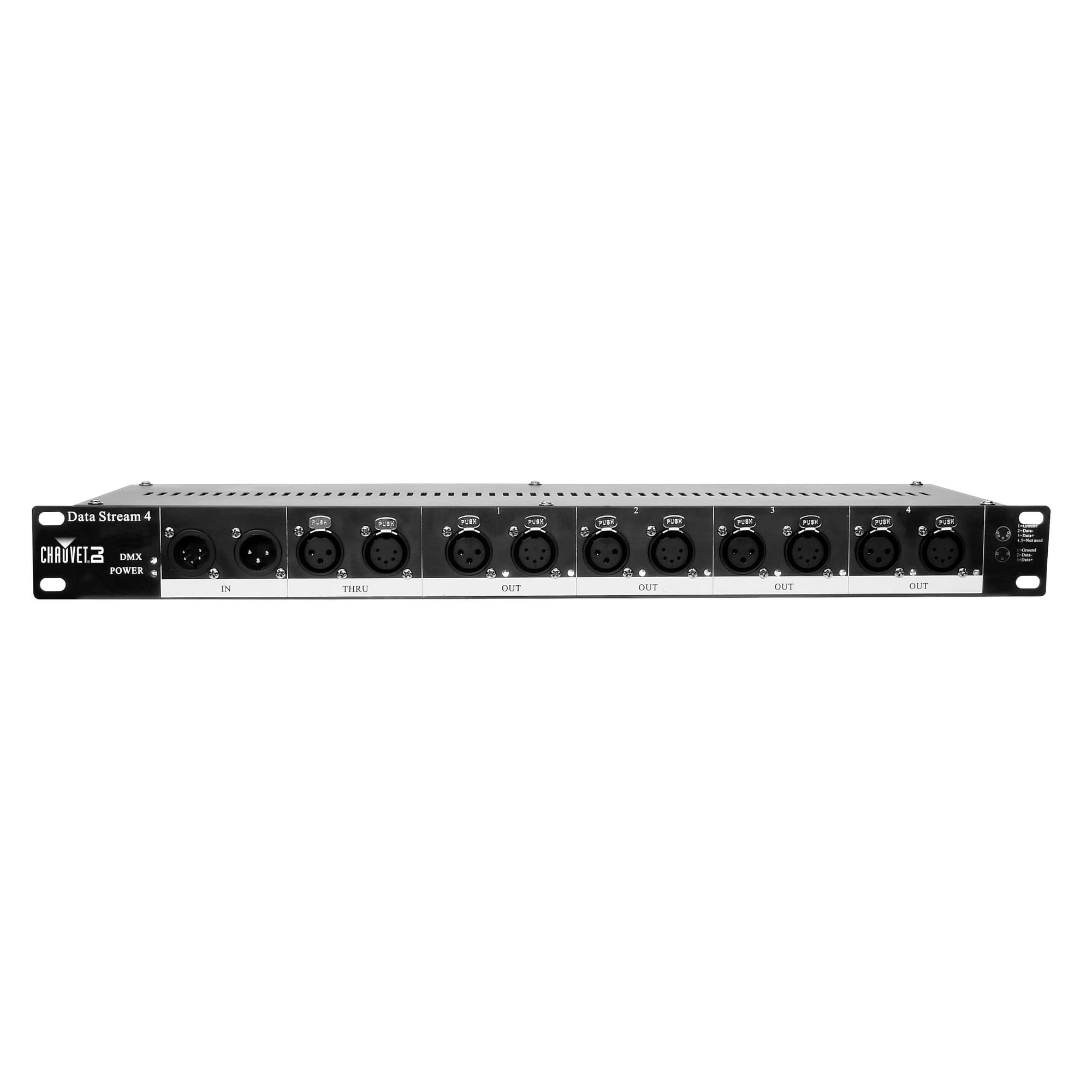 Divisor Óptico Dmx-512 Chauvet Dj Data Stream 4 Con 4 Salidas