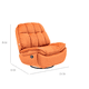 thumbnail image 2 of Bergere Reclinable, Giratorio Y Mecedor Millenium Orange, 2 of 7