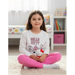 Pijama Niña Hello Kitty Blanco 3