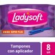 thumbnail image 1 of Tampones Súper Plus Flujo Intenso, 8 Un, 1 of 2