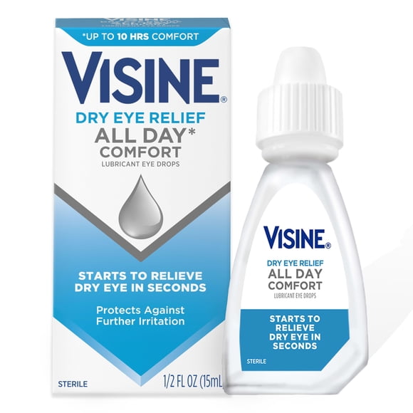 Gotas para los ojos Visine Dry Eye Relief All Day Comfort, 15 ml