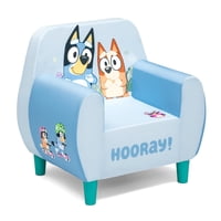 Silla De Espuma Delta Children Bluey Blue Para Niños Mayores De 3 Años