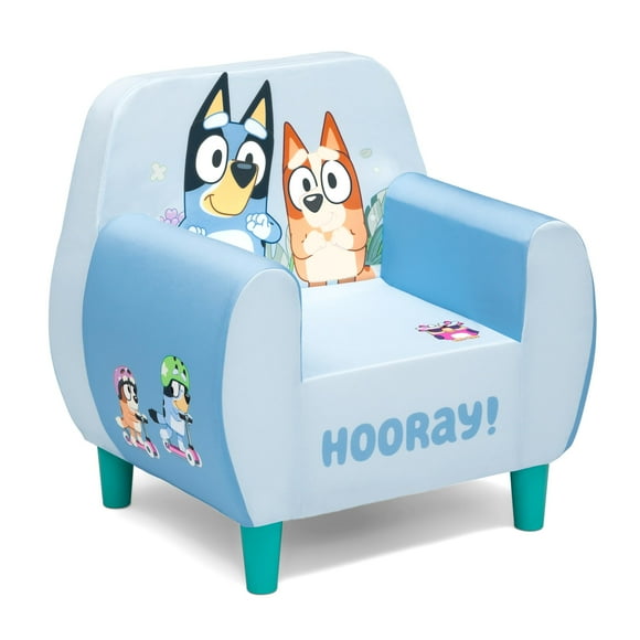 Silla de espuma Delta Children Bluey Blue para niños mayores de 3 años