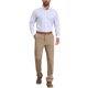 thumbnail image 2 of INSPIRE CHIC Camisa de Hombre a Rayas con Botones y Mangas Largas Elásticas para Negocios L Azul Claro, 2 of 4