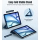 thumbnail image 4 of Funda TimoVo para iPad Air de 11 pulgadas, parte trasera translúcida, azul abismo, 4 of 9