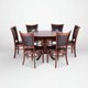 thumbnail image 1 of Comedor Calabria 6 Sillas Caoba cherry, 1 of 7