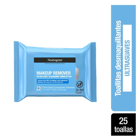Toallas Desmaquillantes Neutrogena Piel Sensible X 25 Un.