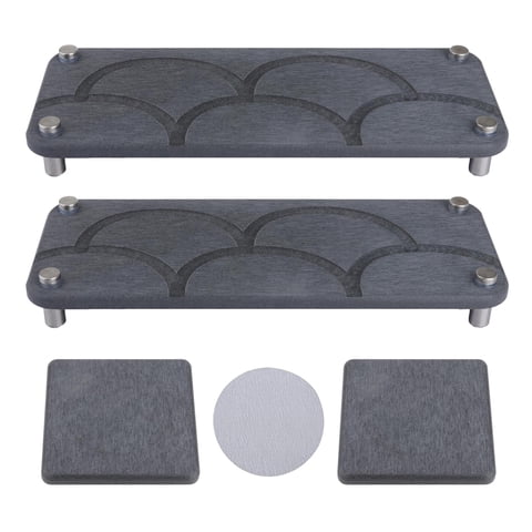 Bothyi - Bandeja De Secado Para Organizador De Lavabo De Baño, Secado Instantáneo, 4 Uds., Para Encimera De Baño