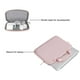 thumbnail image 3 of Funda para portátil MOSISO para MacBook Air/Pro 13/14 de 13,3 pulgadas, rosa, 3 of 3