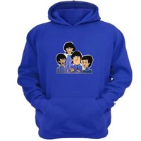 Genérico - Polerón Canguro The Beatles Azul Talla M Unisex