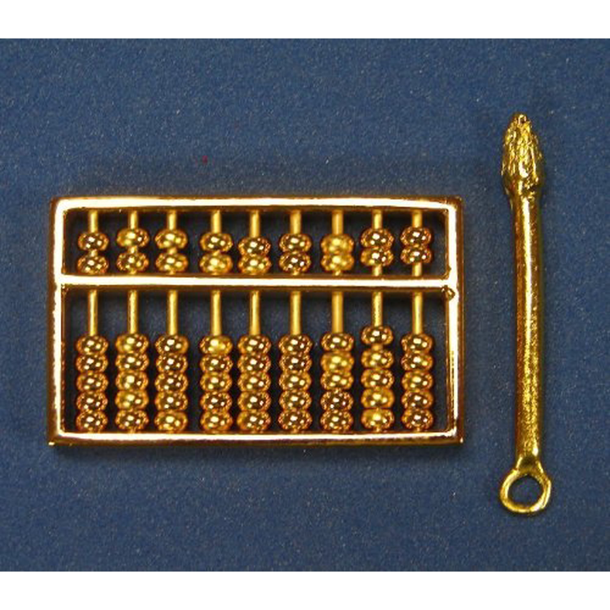 Ábaco Feng Shui Import Dorado Con Bolígrafo Dorado