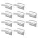thumbnail image 1 of Sombrero De Béisbol Rack Hat Holder Adhesivo Sin Perforación Para Armario Toalla De Pared Blanco 10PCS, 1 of 5