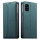 thumbnail image 1 of Funda tipo cartera con bloqueo RFID para Samsung Galaxy A51 4G cubierta magnética de cuero con tapa y soporte Verde, 1 of 6