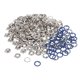 thumbnail image 4 of 50 Juegos Hollow Five Claw Button Prong Snap Buttons Iron Fasteners Blue Dark, 4 of 5