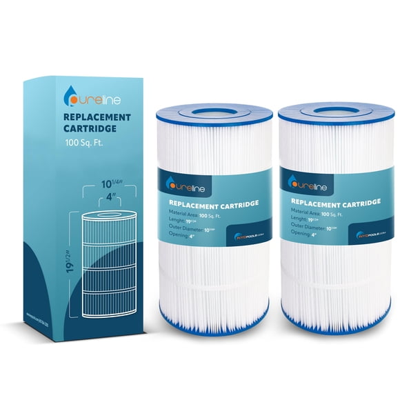 Cartucho De Filtro Para Piscina C100s Compatible Paquete De 2