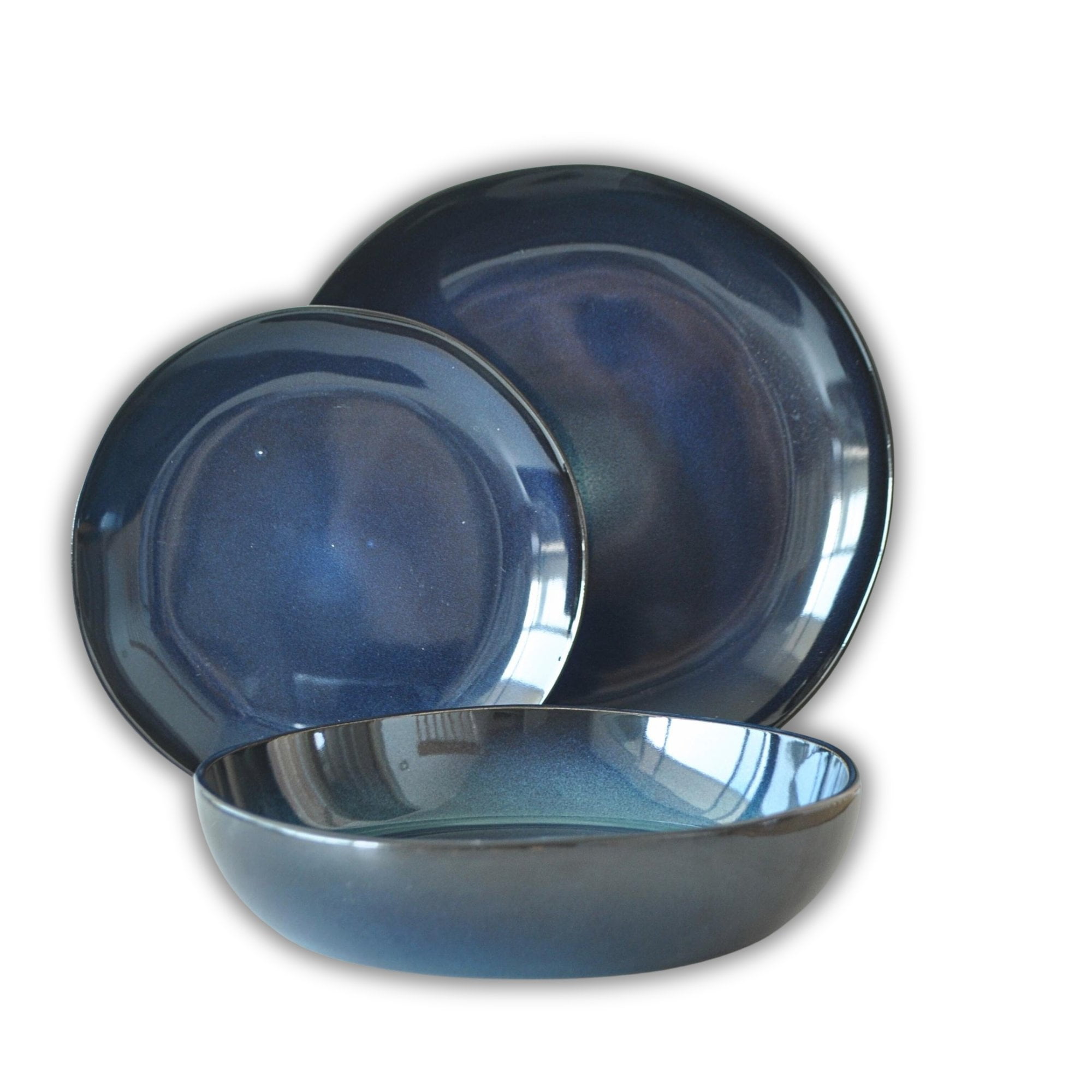 Decoexpress - Juego De Loza 18 Piezas Vajilla Cerámica Oporto