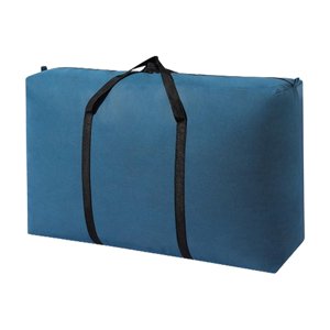 Magideal - Bolsa De Embalaje Móvil, Bolsa De Almacenamiento, Bolsa De Transporte Multiusos, Bolsa De Lona, Bolsa Tejida Para Edredones De Interior, Ropa De Cama, Azul 125L