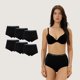 thumbnail image 1 of Pack de 6 Calzones Tiro Alto Algodón Mujer, 1 of 4