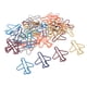 thumbnail image 4 of Clips de papel de la oficina de la forma del aeroplano del metal del color clasificado 30 pedazos de las piezas, 4 of 5