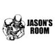 thumbnail image 1 of Decomural Custom Name American Football Player WS-51256, 1 of 2