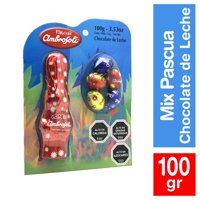 Conejo + Huevitos De Chocolate 100 G Ambrosoli