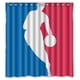 thumbnail image 1 of Cortina de ducha de baloncesto con ganchos (66 x 72 pulgadas), 1 of 3