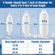 thumbnail image 2 of Defensa inflable para barco Affordura, paquete de 4, 16,5 cm, blanca, 2 of 7