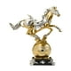 thumbnail image 1 of Estatua De Resina, Estatuilla De Caballo Galopante, Tienda De Fiesta, Mesita De Noche, Escultura De Animal Dorada, 1 of 5